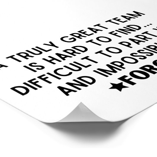 Poster Coworkers Une équipe vraiment formidable est diffi (Coin)