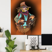Poster cowpoke (Bureau à domicile)