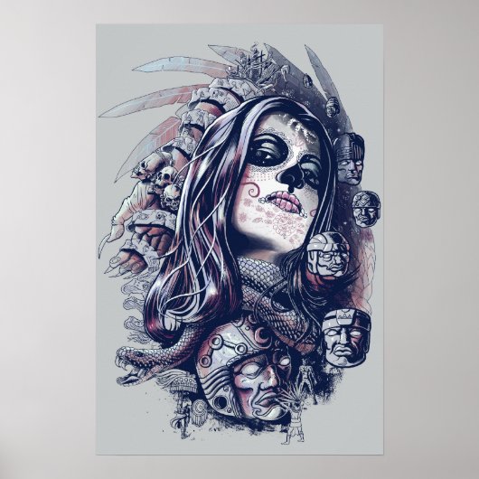 Poster Coyolxaugqui (Devant)