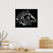 Poster Coyote de cristal inversé (Cuisine)