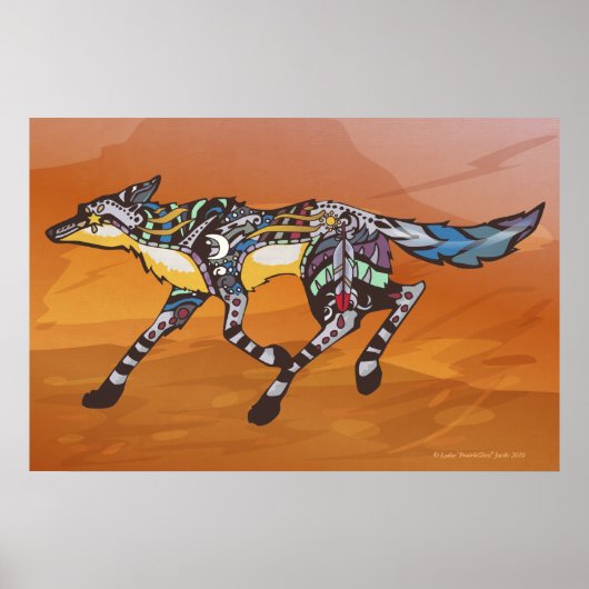 Poster Coyote le trompeur (Devant)