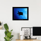 Poster Cozumel - Hawksbill #011 (Bureau à domicile)