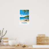Poster Cozumel Mexico Travel Imprimer (Cuisine)