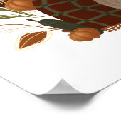 Poster Cozy Autumn Girl (Coin)