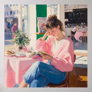 Poster Cozy Café Daydream: Charming Art