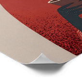 Poster Cozy Dog Art – Mug & Steam (Coin)