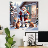 Poster Cozy Doorstep Greeting (Bureau à domicile)