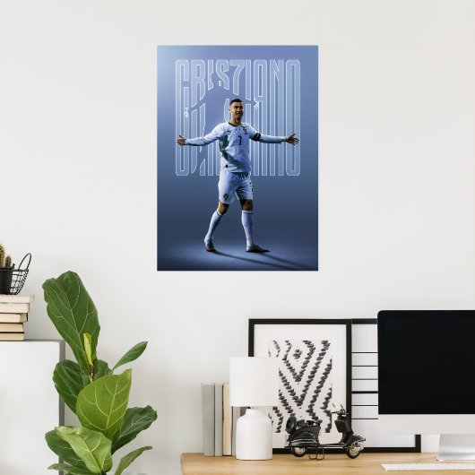 Poster CR7 : Légende (Bureau à domicile)