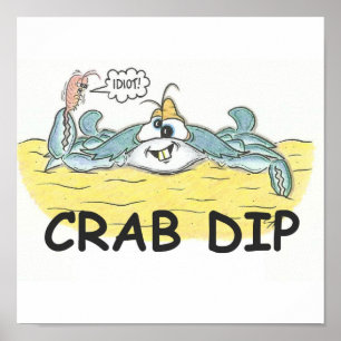 Poster Crab Dip Print