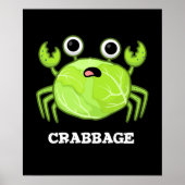 Poster Crabbage Funky Chou Crabe Pun Dark BG (Devant)