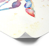 Poster Crabe aquarelle (Coin)