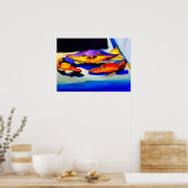Poster Crabe bleu de Louisiane (Cuisine)