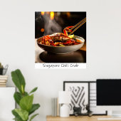 Poster Crabe chili de Singapour - Imprimer (Bureau à domicile)