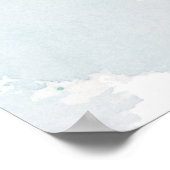 Poster Crabe d'aquarelle (Coin)