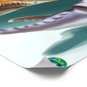 Poster Crabe de la côte de l'Oregon (Coin)