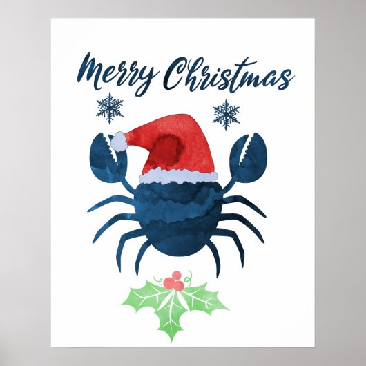 Poster Crabe de Noël (Devant)