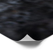 Poster Crabe des pieds légers sur une roche de lave noire (Coin)