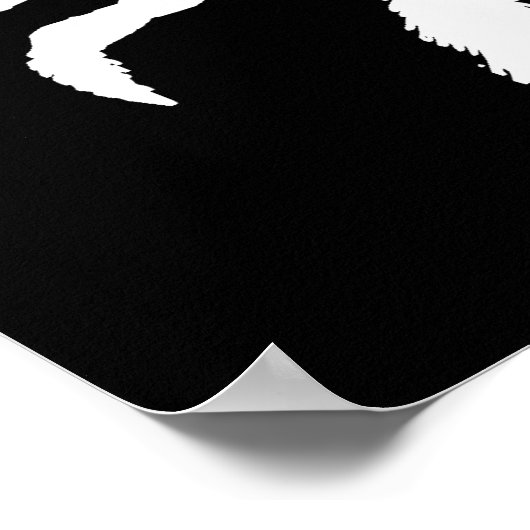 Poster Crabe noir et blanc (Coin)