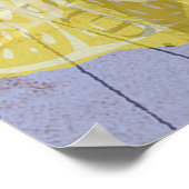 Poster Crabe Plage Nautique Art de la mer (Coin)