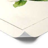 Poster Crabe Pomme Fleur (Malus) aquarelle Peinture (Coin)