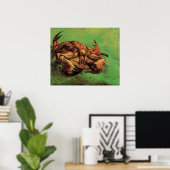 Poster Crabe sur le Dos par Vincent van Gogh (Bureau à domicile)