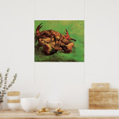 Poster Crabe sur le Dos par Vincent van Gogh (Cuisine)