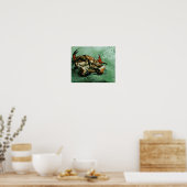 Poster Crabe sur son dos (F605) Van Gogh Fine Art (Cuisine)