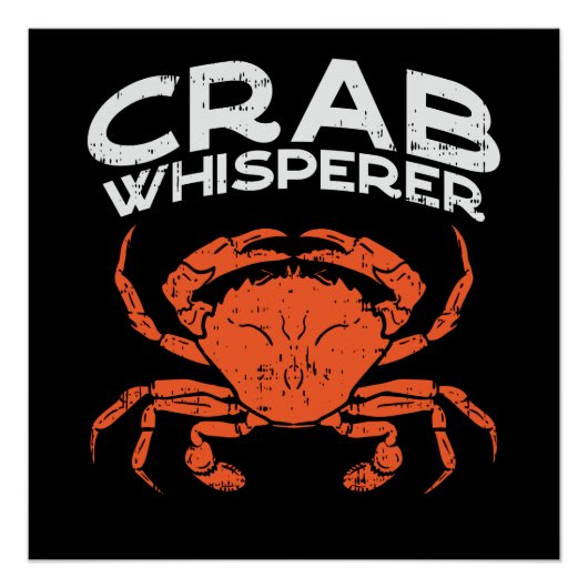 Poster Crabe Vintage (Devant)