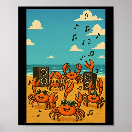 Poster Crabes dansants (Devant)