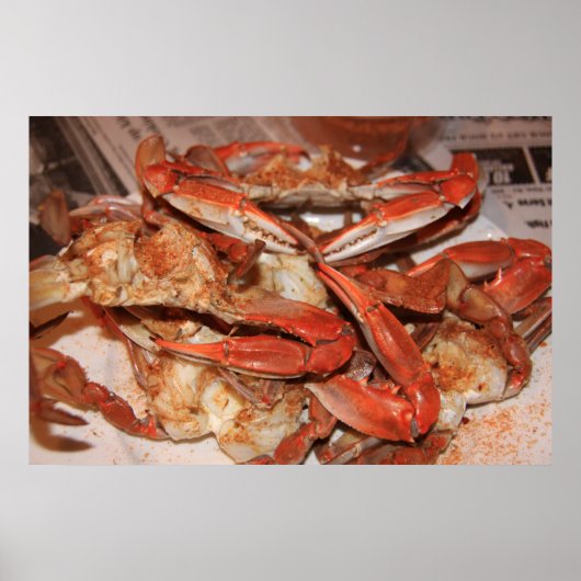 Poster Crabes et le journal (Devant)