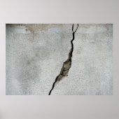 Poster Crack wall concrete texture stone (Devant)