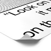 Poster Cracked Sidewalk est une bénédiction pour un chiro (Coin)