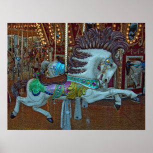 Poster Cracker Merry-Go-Round Horse
