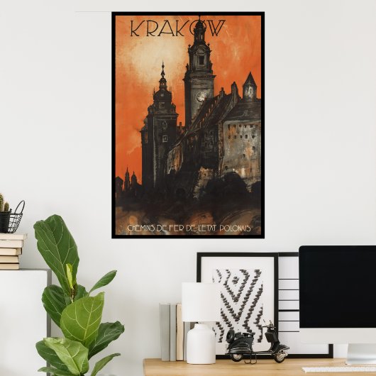 Poster Cracovie (Bureau à domicile)