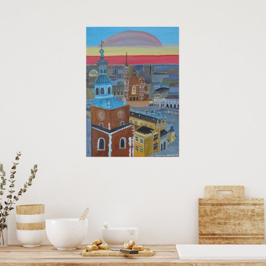 Poster Cracovie Pologne (Cuisine)