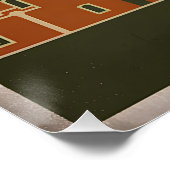 Poster Cracovie Pologne vintage (Coin)