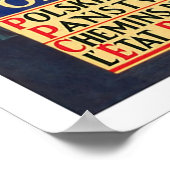 Poster Cracovie Polska Pologne (Coin)