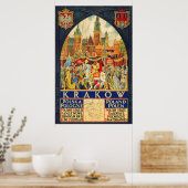 Poster Cracovie Polska Pologne Polen (Cuisine)