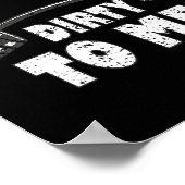 Poster Craie sale à moi  (Coin)