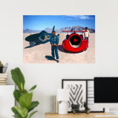 Poster Craig Breedlove and Art Arfons (découpé) (Bureau à domicile)