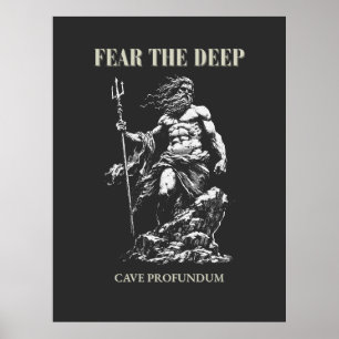 Poster Craignez les profondeurs – Poséidon Mythique