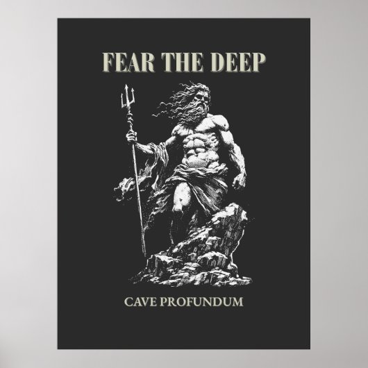 Poster Craignez les profondeurs – Poséidon Mythique (Devant)