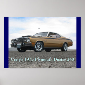 Poster Craig's Plymouth Duster 340 de 1973