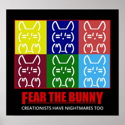 POSTER CRAINDRE LE BUNNY (Devant)