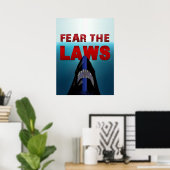 Poster Craindre les lois (Bureau à domicile)