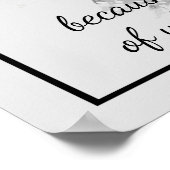 Poster Craindre rien devant vous Citation Inspirationnell (Coin)