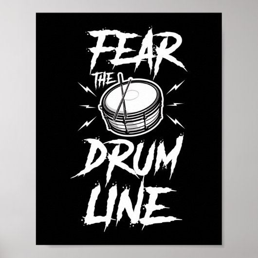 Poster Crains La Bande De Marche Drumline (Devant)