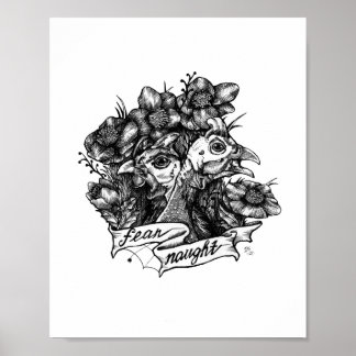 Poster CRAINTE : L'Art du tatouage de Guinée (arrière - p