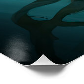 Poster Crainte sous la créature de sirène de mer (Coin)