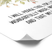 Poster Craintivement Et Merveilleusement Faits, Bible à l (Coin)